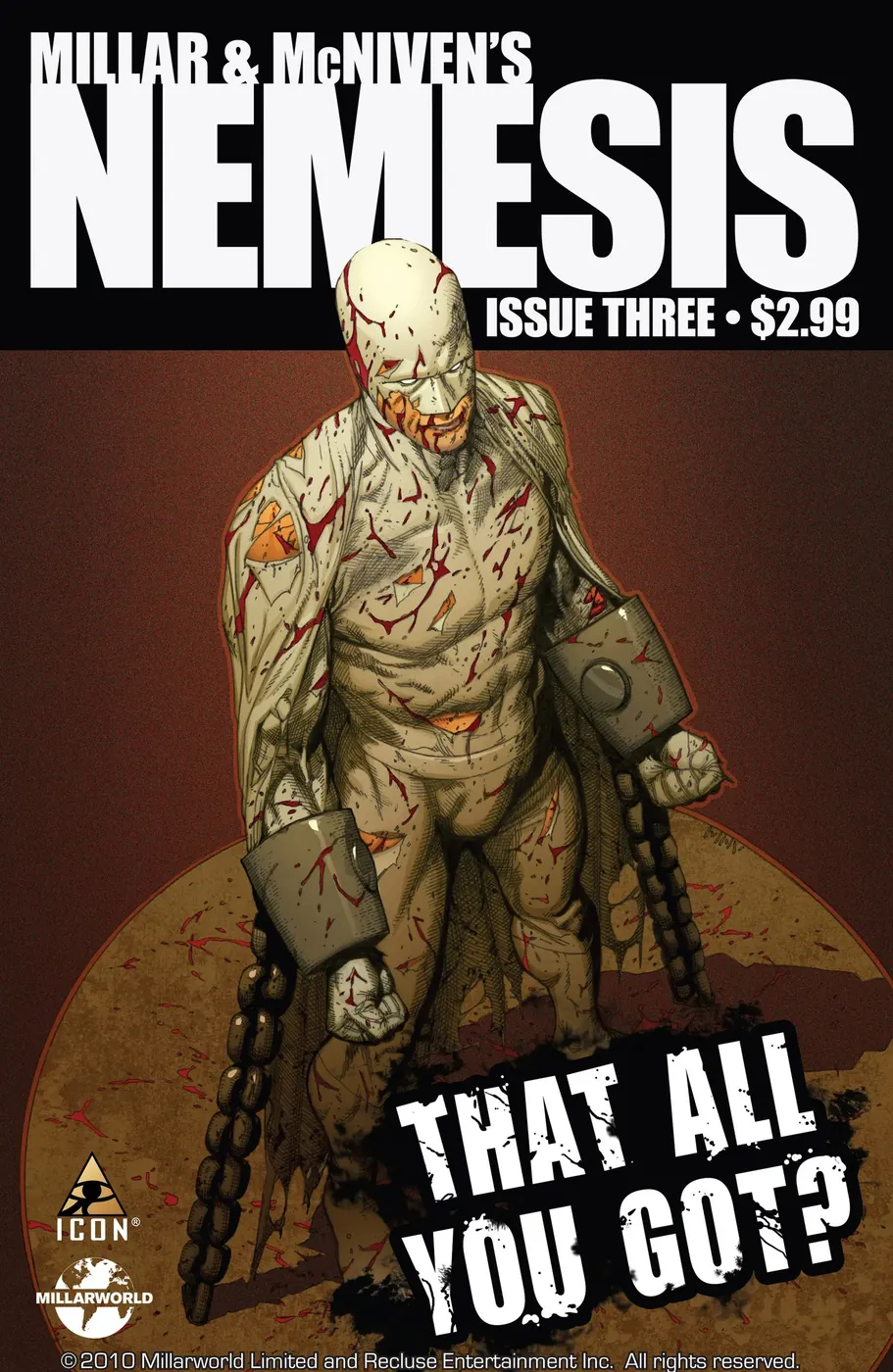 Cover of Millar & McNiven's Nemesis #3