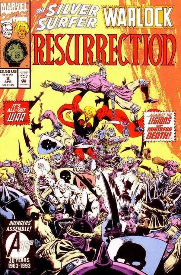 Cover of Silver Surfer / Warlock: Resurrection #2