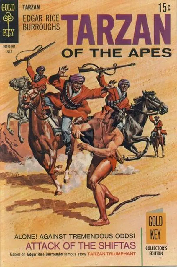 Cover of Edgar Rice Burroughs' Tarzan of the Apes #185