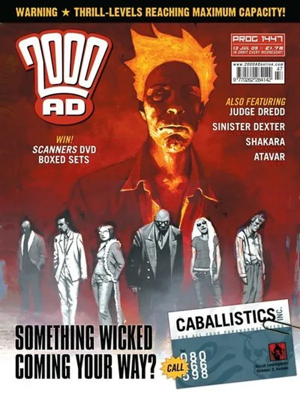 Cover of 2000 AD #1447