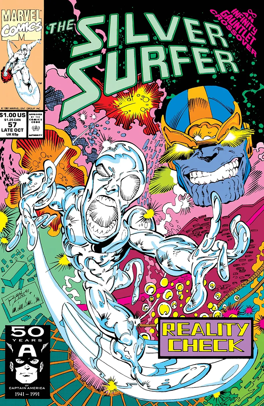 Cover of Silver Surfer #57