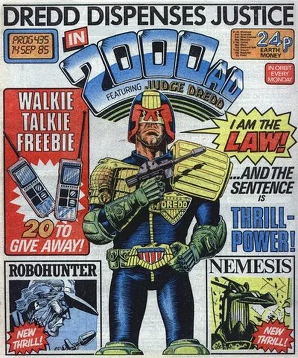 Cover of 2000 AD #435