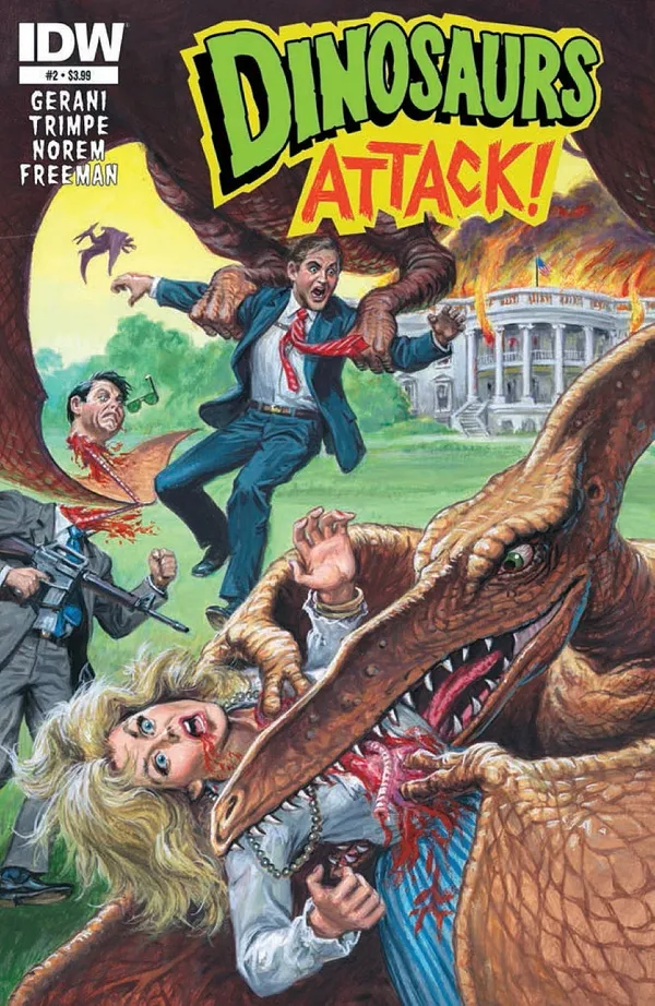 Cover of Dinosaurs Attack! #2