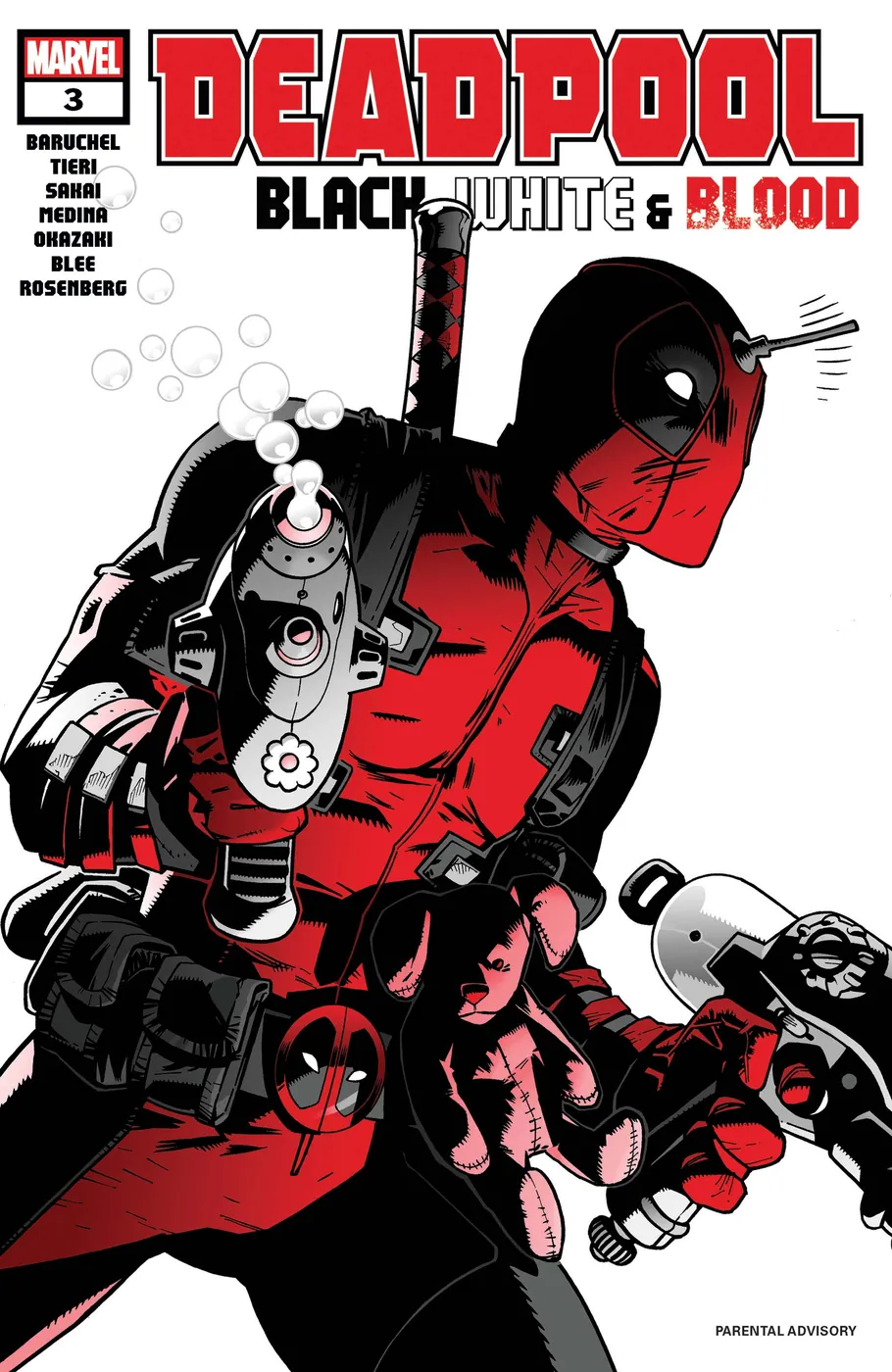Cover of Deadpool: Black, White & Blood #3