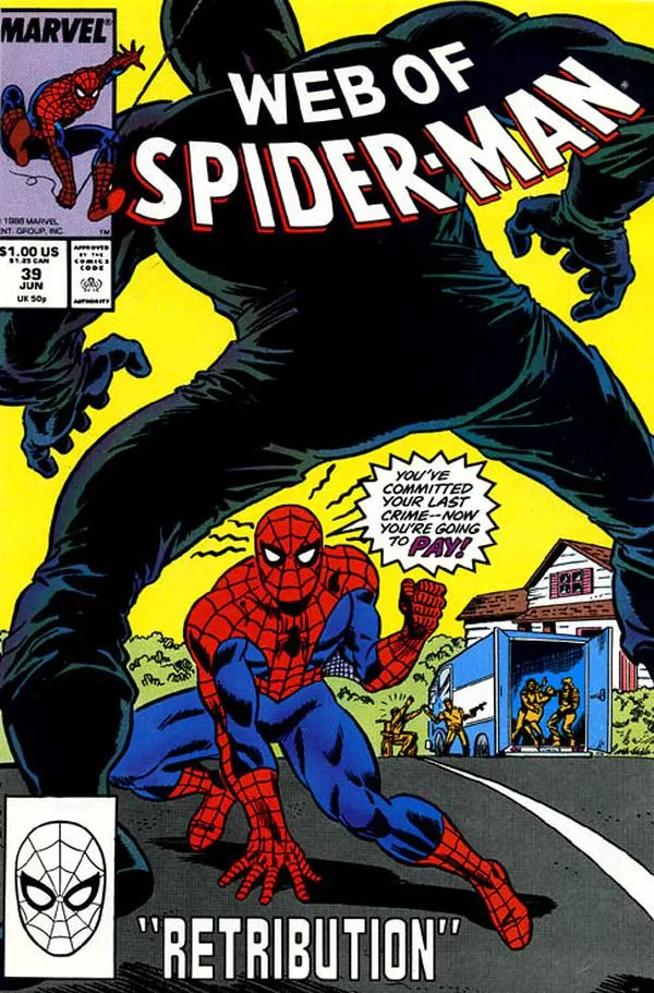 Cover of Web of Spider-Man #39