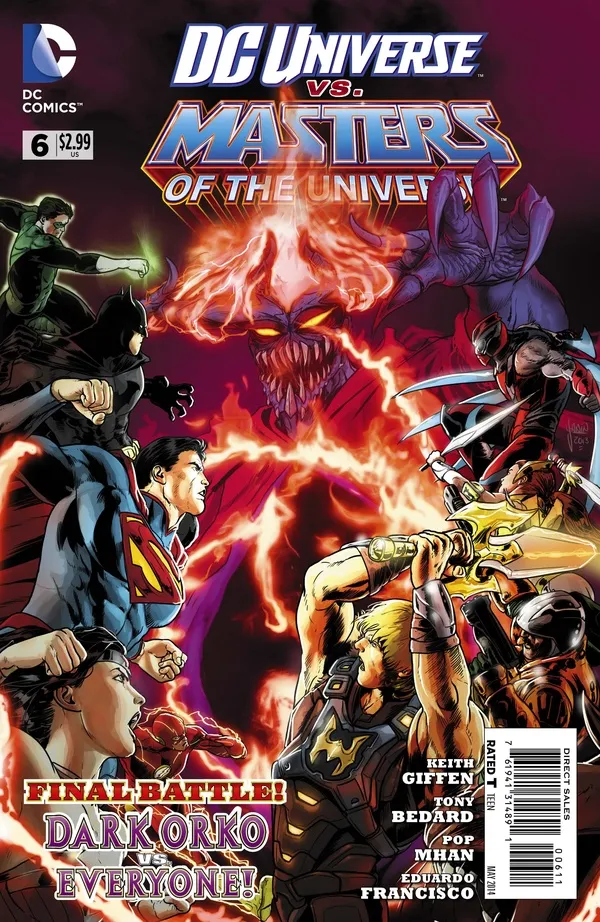 Cover of DC Universe vs. Masters of the Universe #6