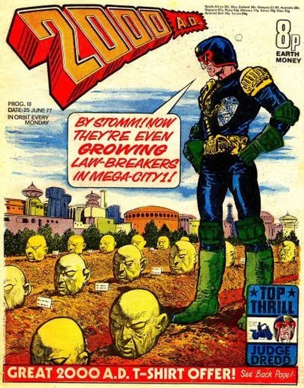 Cover of 2000 AD #18