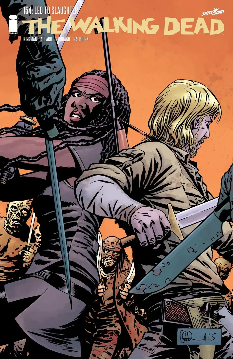 Cover of The Walking Dead #154