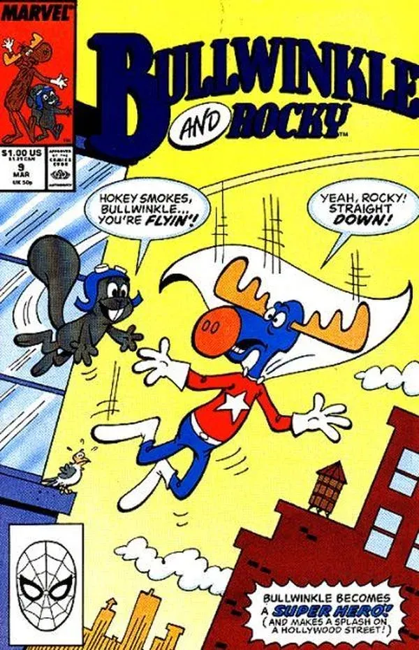 Cover of Bullwinkle and Rocky #9