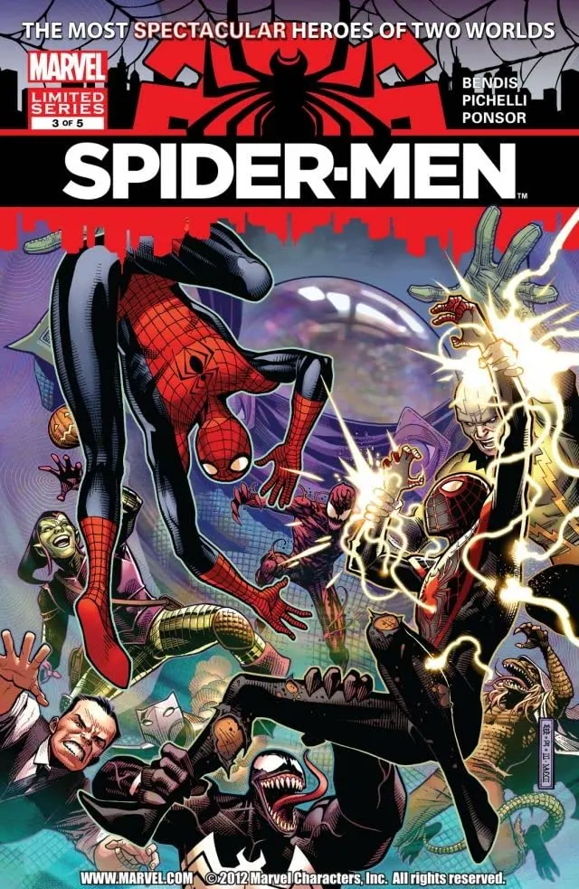 Cover of Spider-Men #3