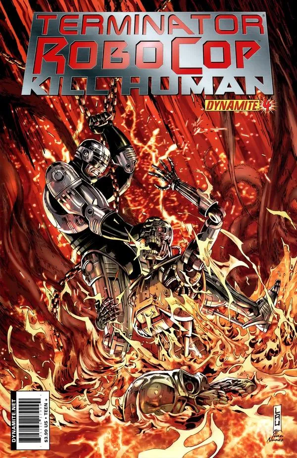 Cover of Terminator / RoboCop: Kill Human #4