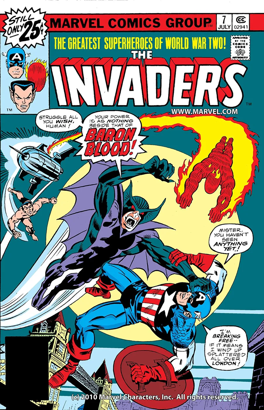 Cover of The Invaders #7