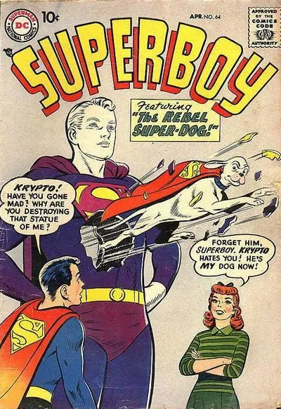Cover of Superboy #64