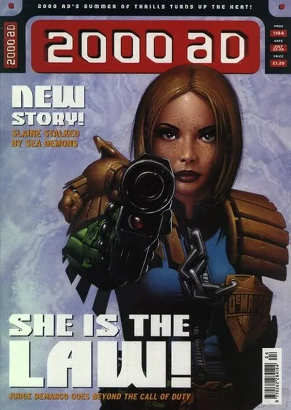 Cover of 2000 AD #1104