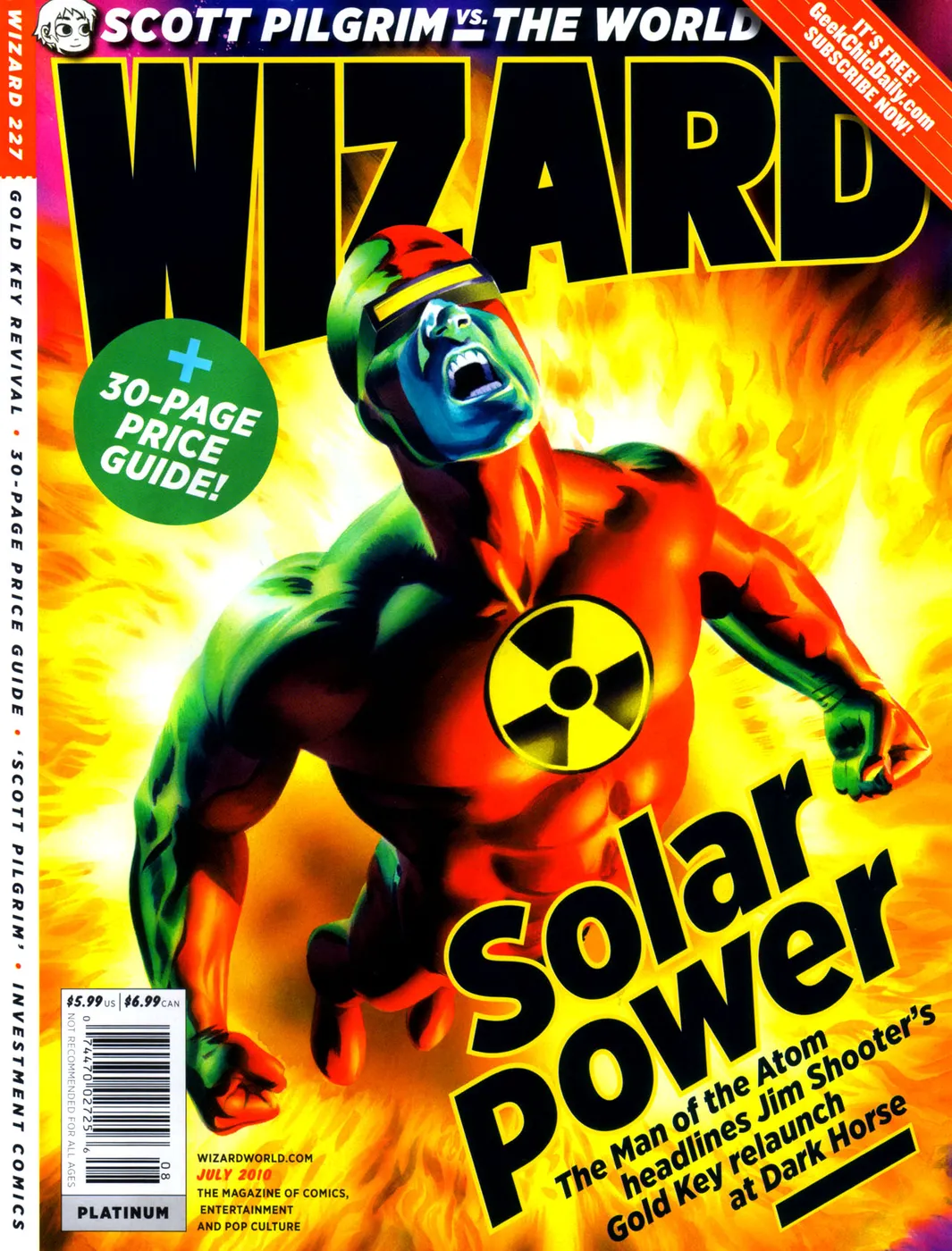 Cover of Wizard: The Comics Magazine #227