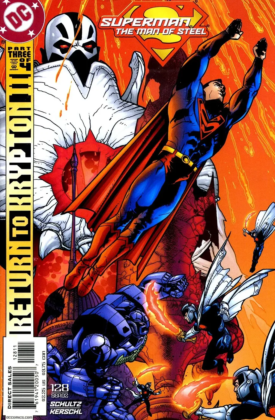 Cover of Superman: The Man of Steel #128