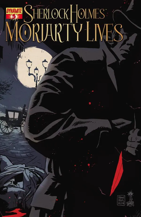 Cover of Sherlock Holmes: Moriarty Lives #5