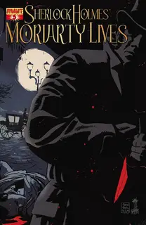 Cover of Sherlock Holmes: Moriarty Lives #5