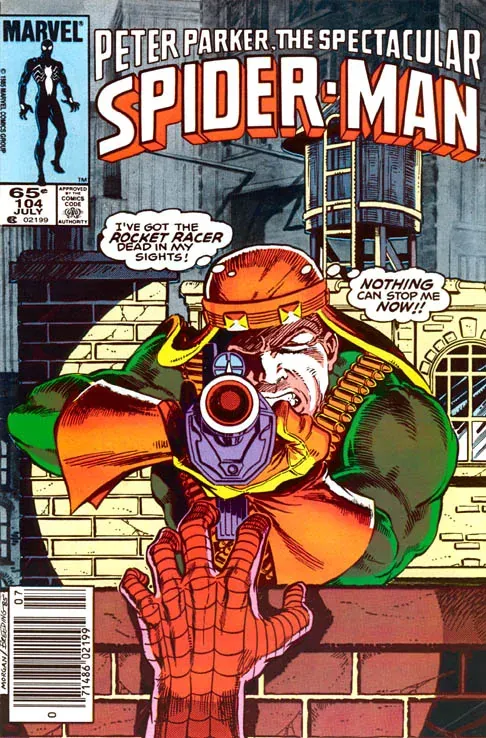 Cover of The Spectacular Spider-Man #104