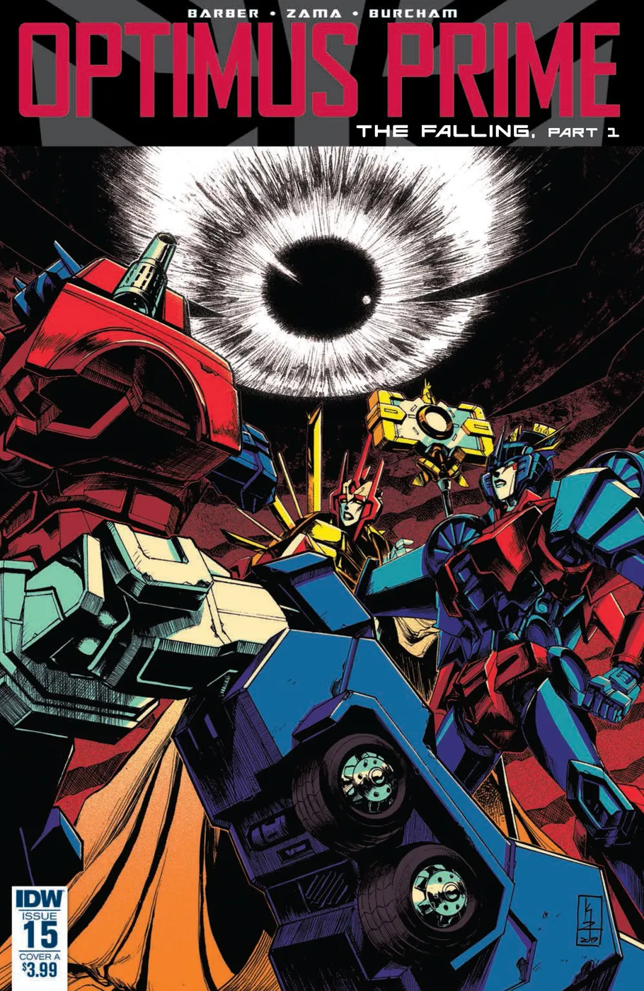 Cover of Optimus Prime #15
