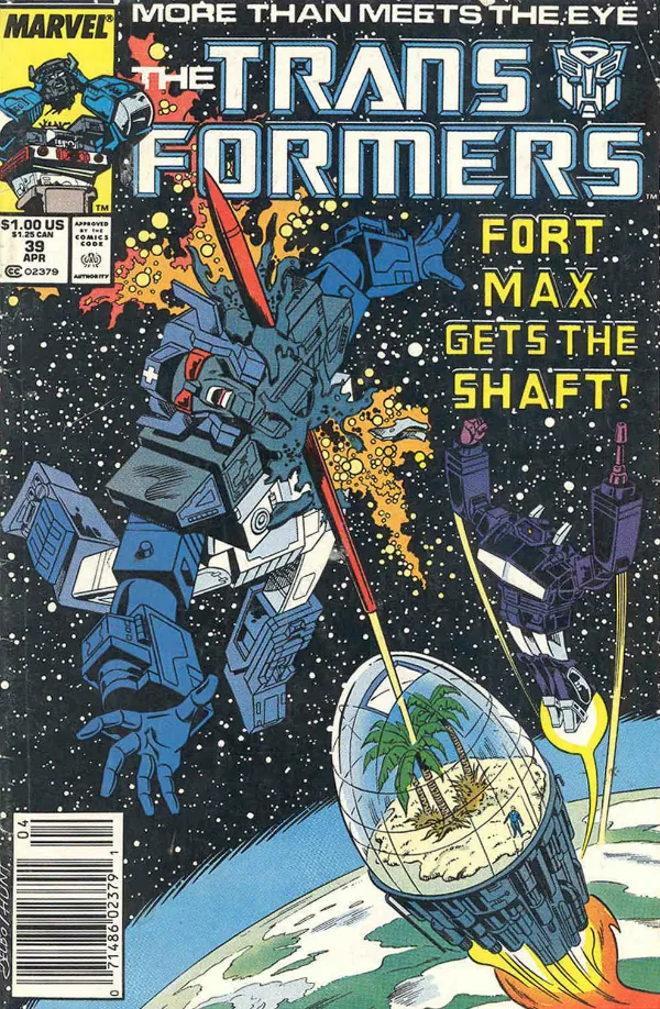 Cover of The Transformers #39