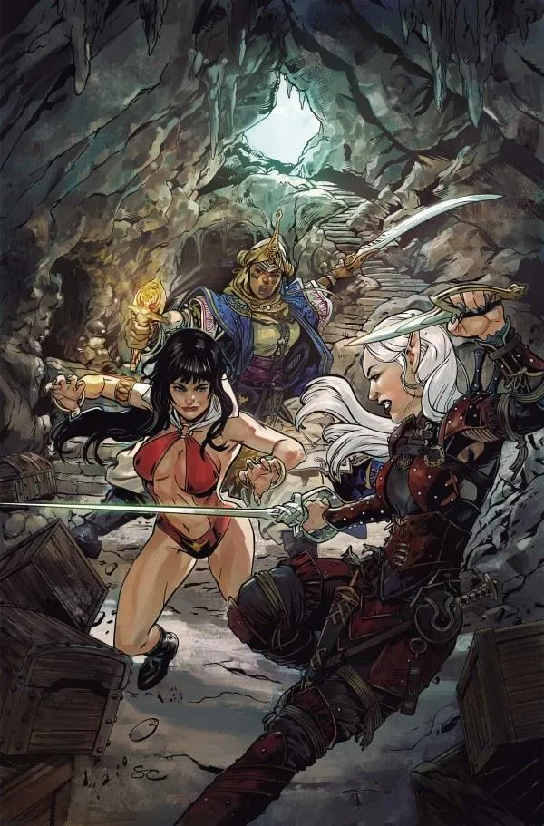 Cover of Pathfinder / Vampirella: Blade of Darkness #1