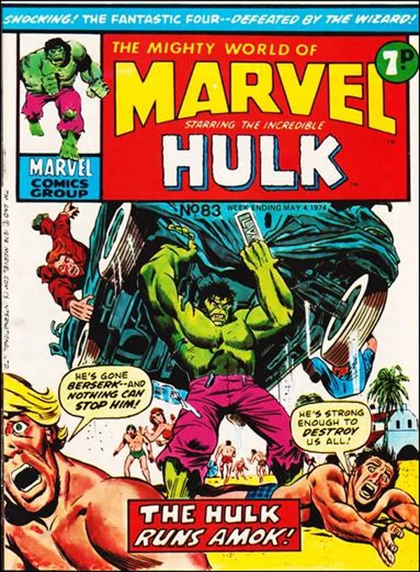 Cover of The Mighty World of Marvel #83