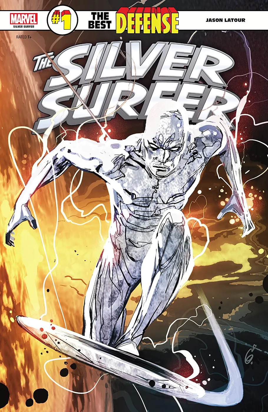 Cover of Silver Surfer: The Best Defense #1