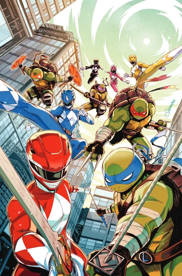 Cover of Mighty Morphin Power Rangers / Teenage Mutant Ninja Turtles III #1