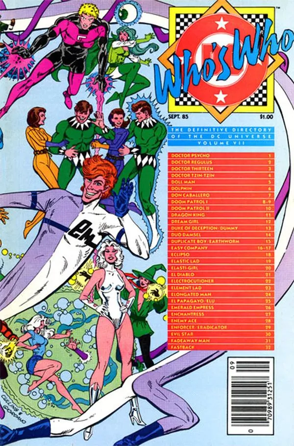 Cover of Who's Who: The Definitive Directory of the DC Universe #7