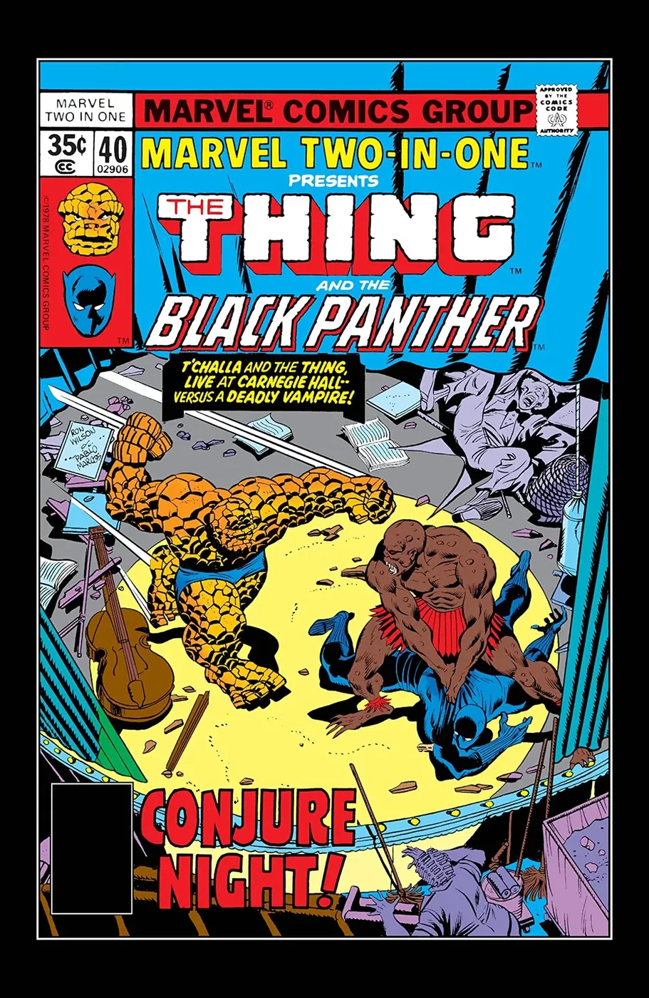 Cover of Marvel Two-in-One #40