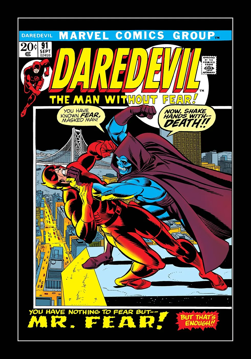 Cover of Daredevil #91