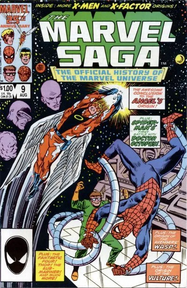 Cover of The Marvel Saga the Official History of the Marvel Universe #9