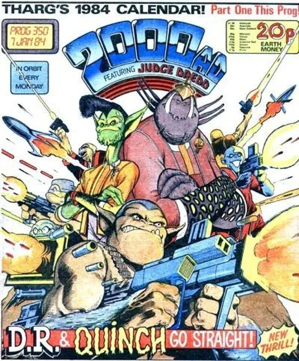 Cover of 2000 AD #350