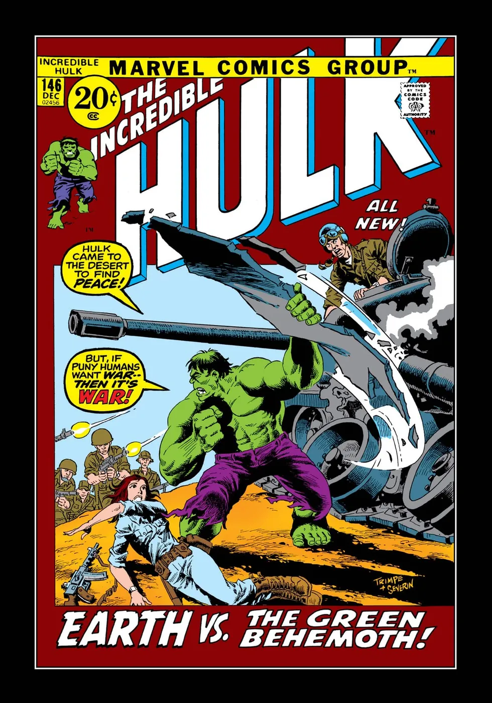 Cover of The Incredible Hulk #146