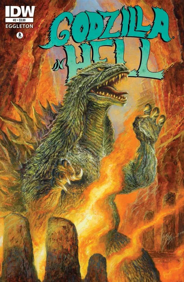 Cover of Godzilla in Hell #2