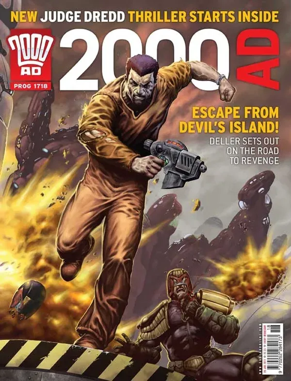 Cover of 2000 AD #1718