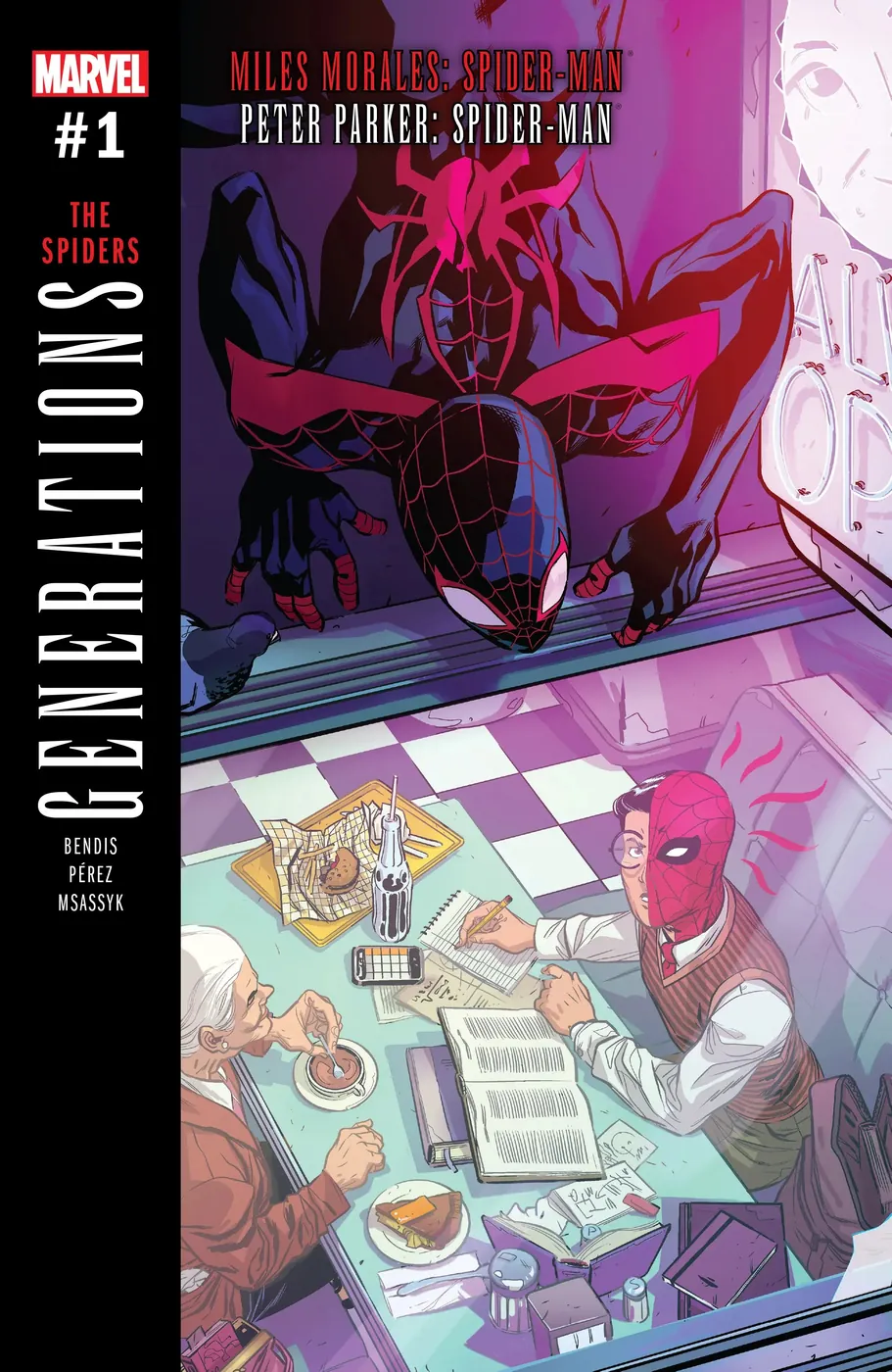 Cover of Generations: Miles Morales Spider-Man & Peter Parker Spider-Man #1
