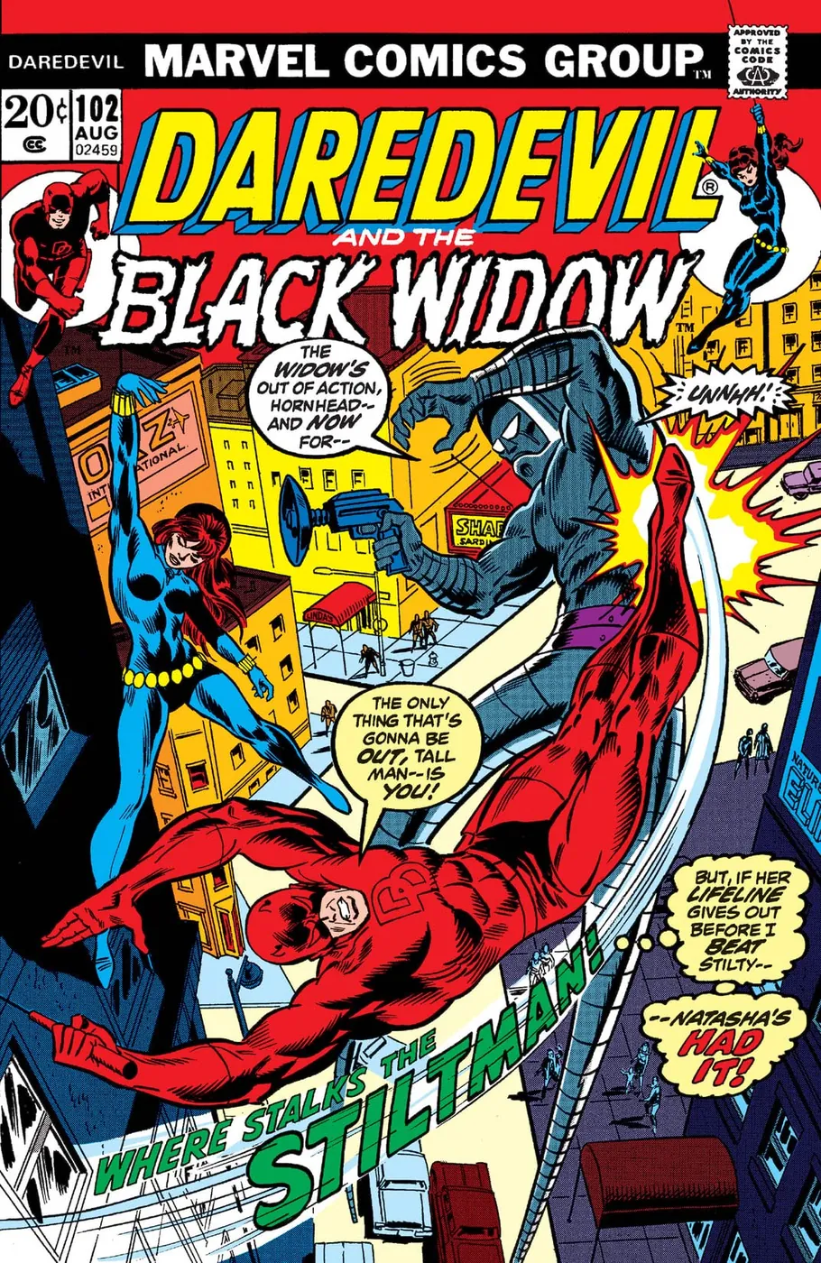 Cover of Daredevil #102