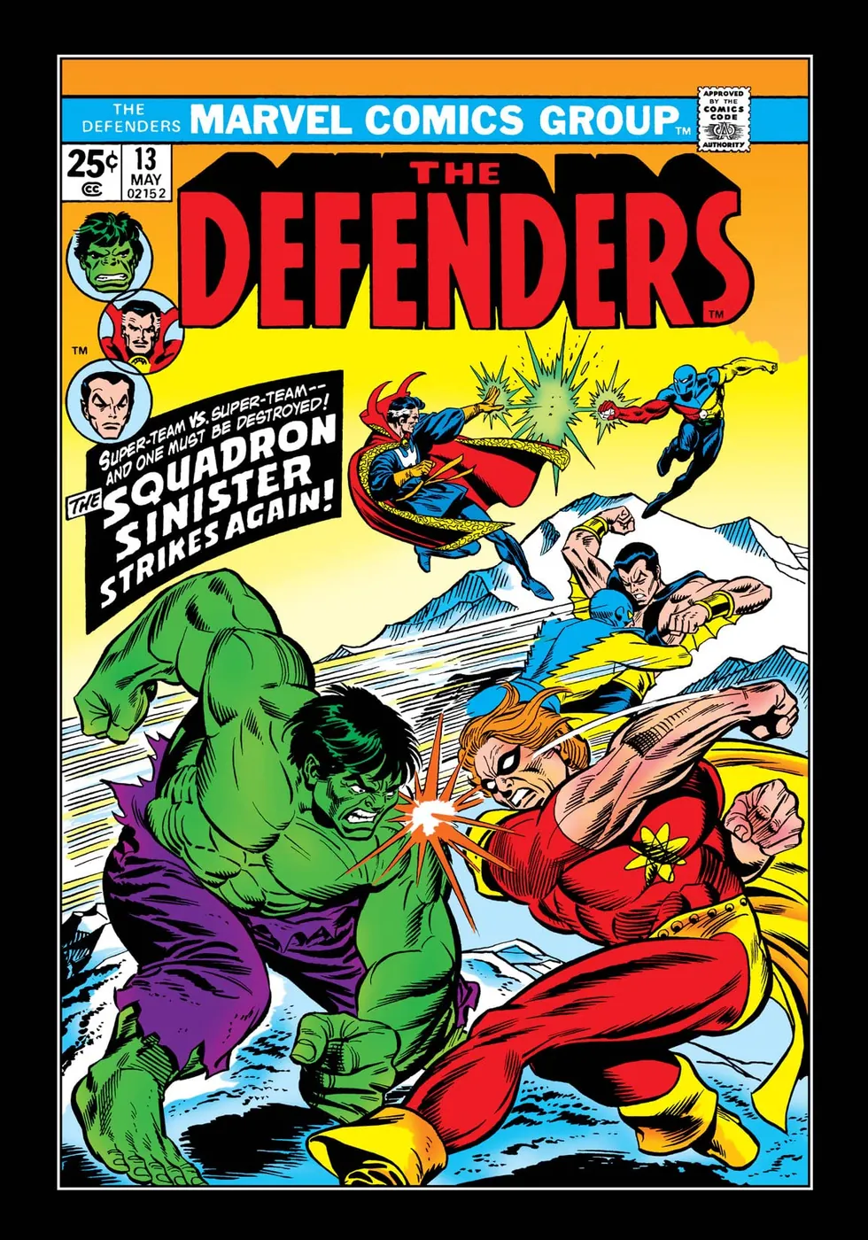 Cover of The Defenders #13