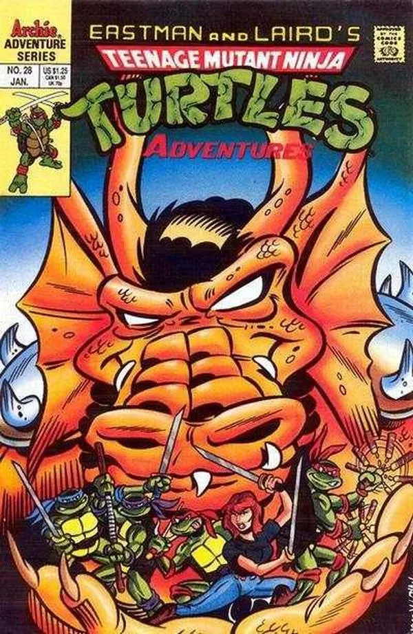 Cover of Teenage Mutant Ninja Turtles Adventures #28