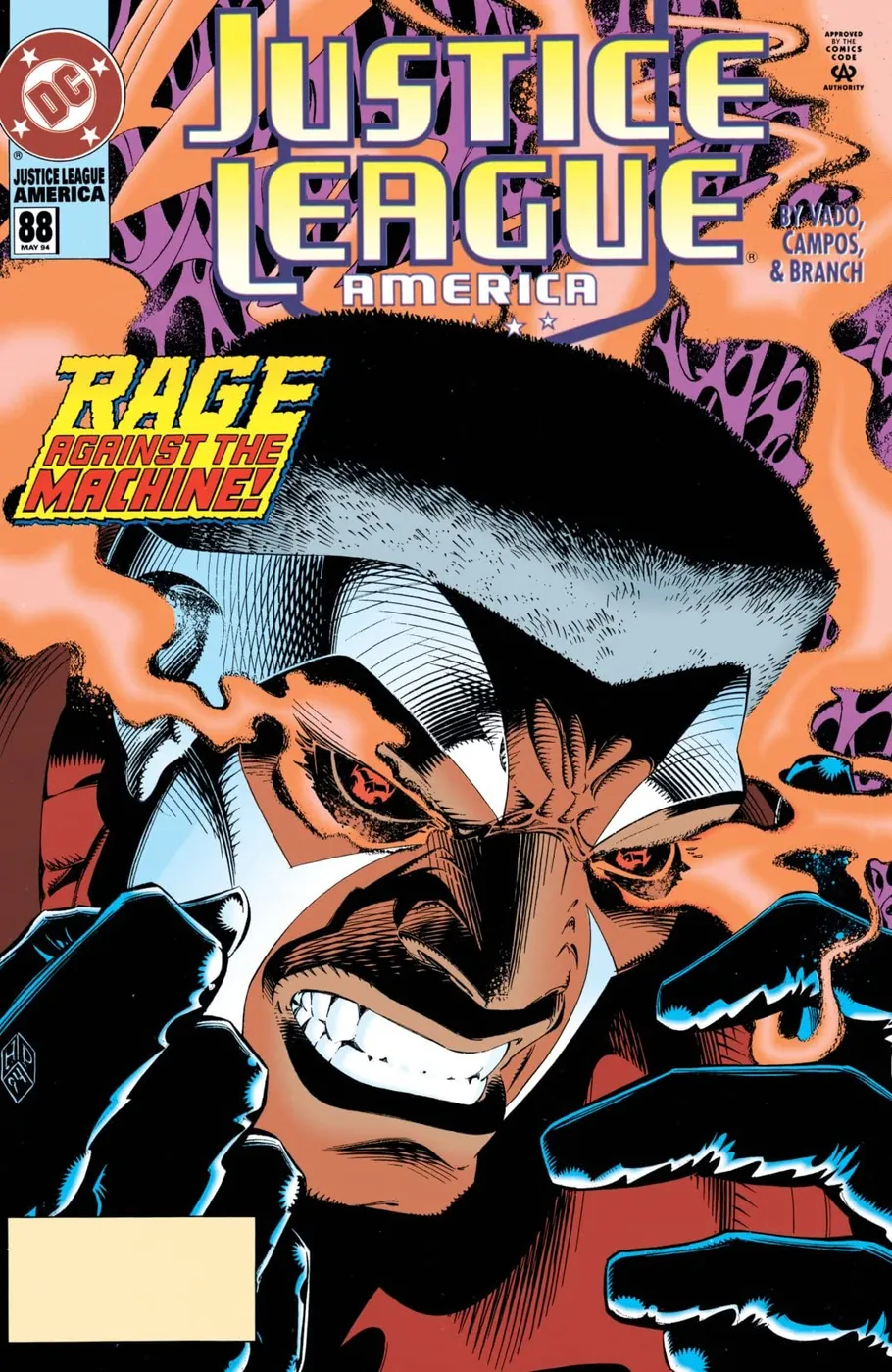 Cover of Justice League America #88
