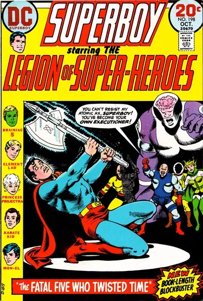 Cover of Superboy #198