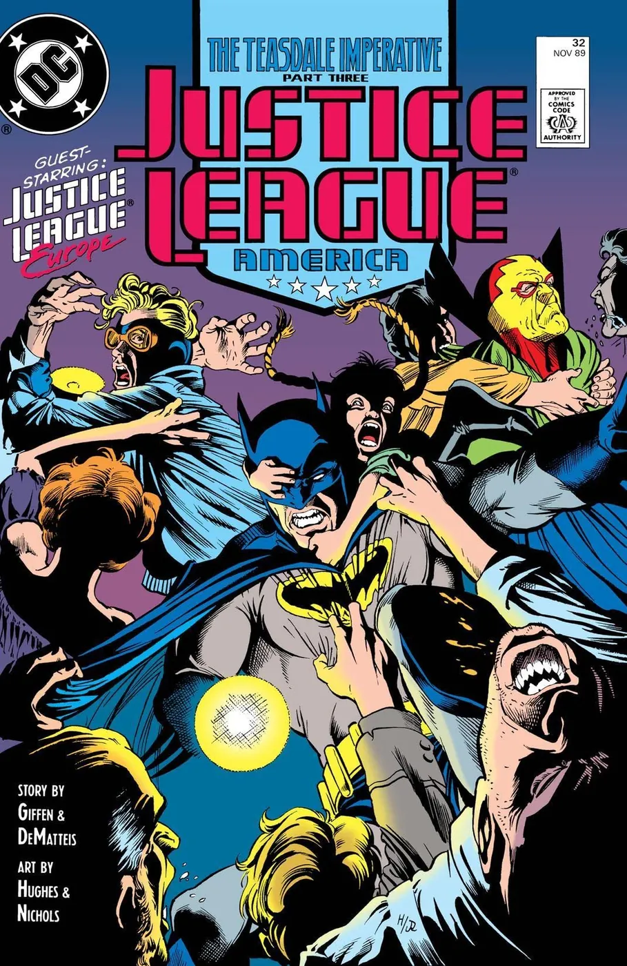 Cover of Justice League America #32