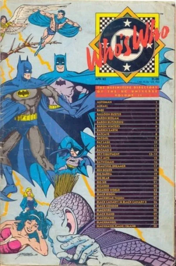 Cover of Who's Who: The Definitive Directory of the DC Universe #2