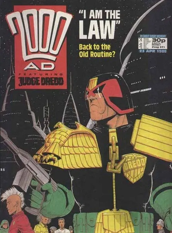 Cover of 2000 AD #571