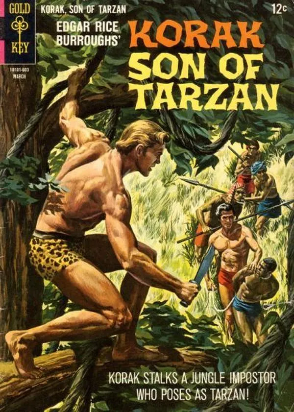 Cover of Edgar Rice Burroughs Korak, Son of Tarzan #12