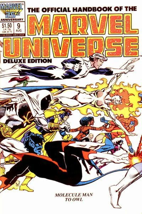 Cover of The Official Handbook of the Marvel Universe #9