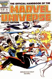 Cover of The Official Handbook of the Marvel Universe #9