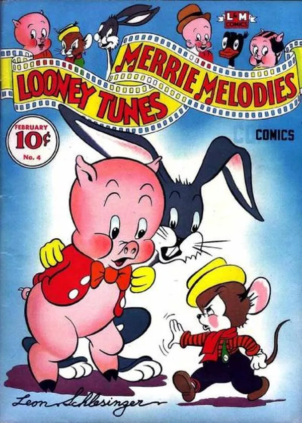 Cover of Looney Tunes and Merrie Melodies Comics #4